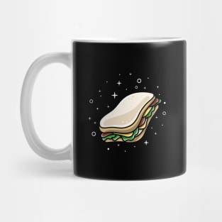 Sandwich Sparkling Light Cartoon Mug